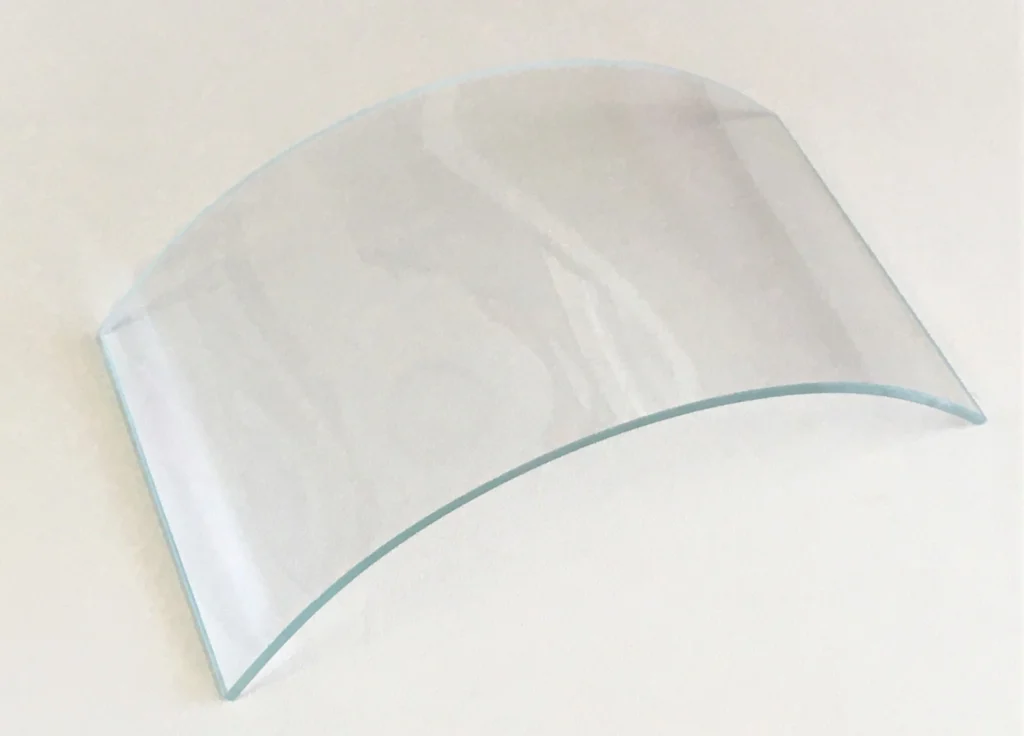 gebogen helder float glas