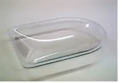 Gebogen veiligheidsglas